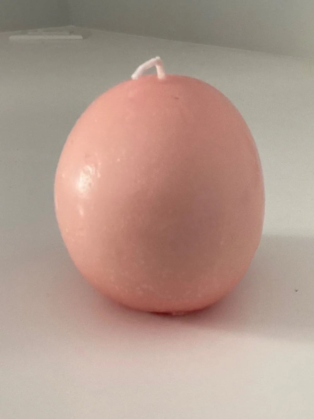Pink Halloween Skull Candle Goth Half Skull Wax
